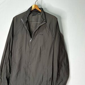 A/X Armani Exchange Men's Charcoal Windbreaker